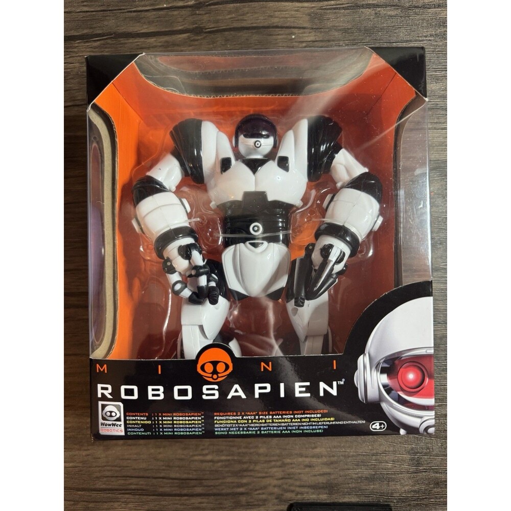 WooWee Mini RoboSapien Robot- Walks,  Light Up Eyes, Working Hands- 7" Tall